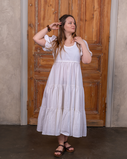 Selene Cotton Poplin Midi Dress
